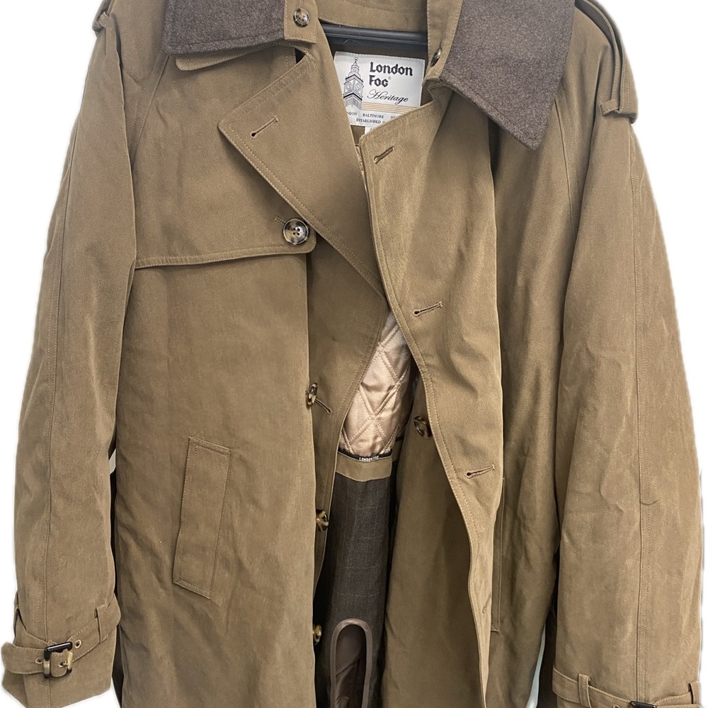 London Fog Men's Tan Trench Coat